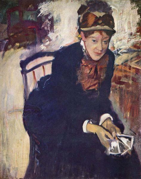 Mary Cassatt Degas, Portrait of Miss Cassatt China oil painting art